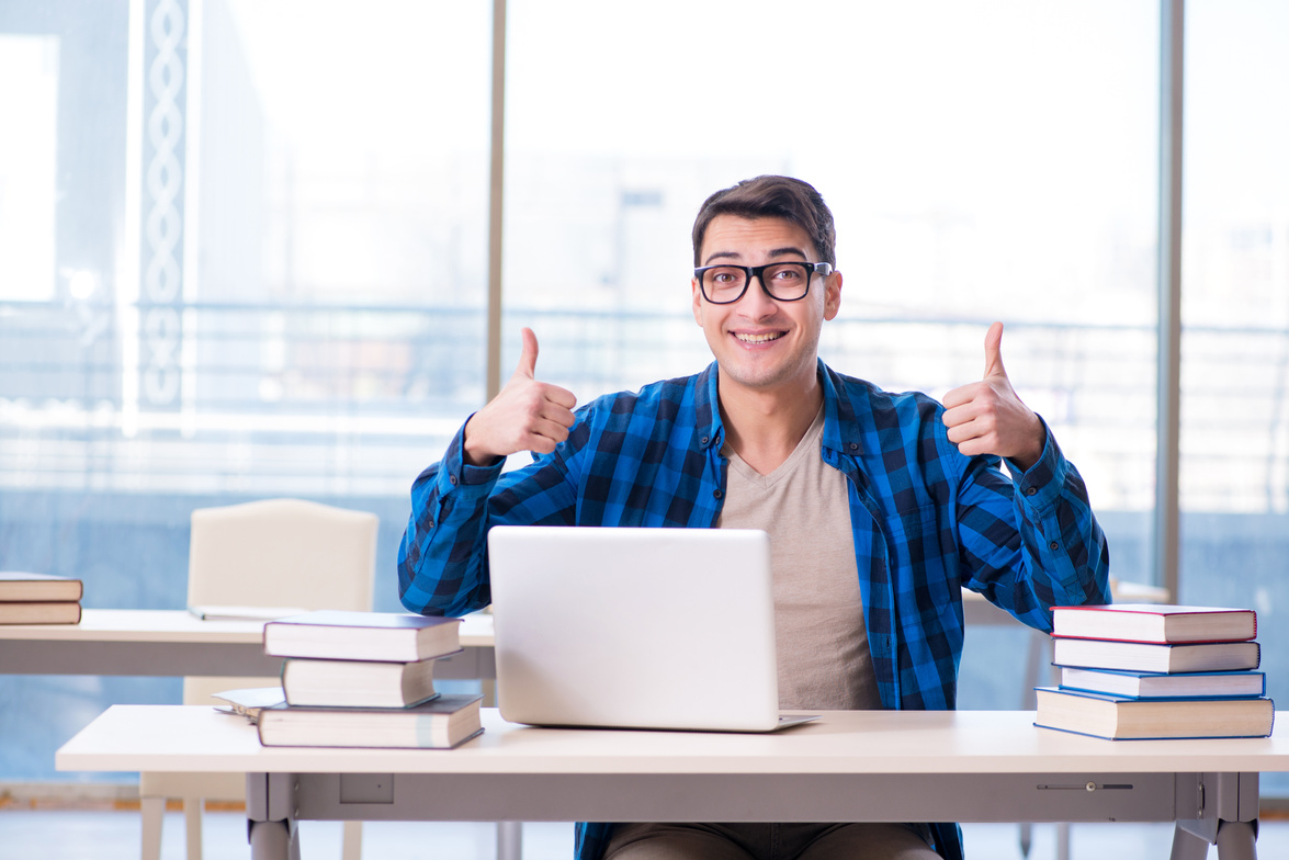 Student Studying Online